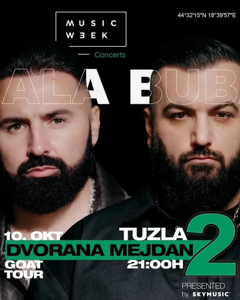 Tuzla · Dvorana Mejdan — Poster Design