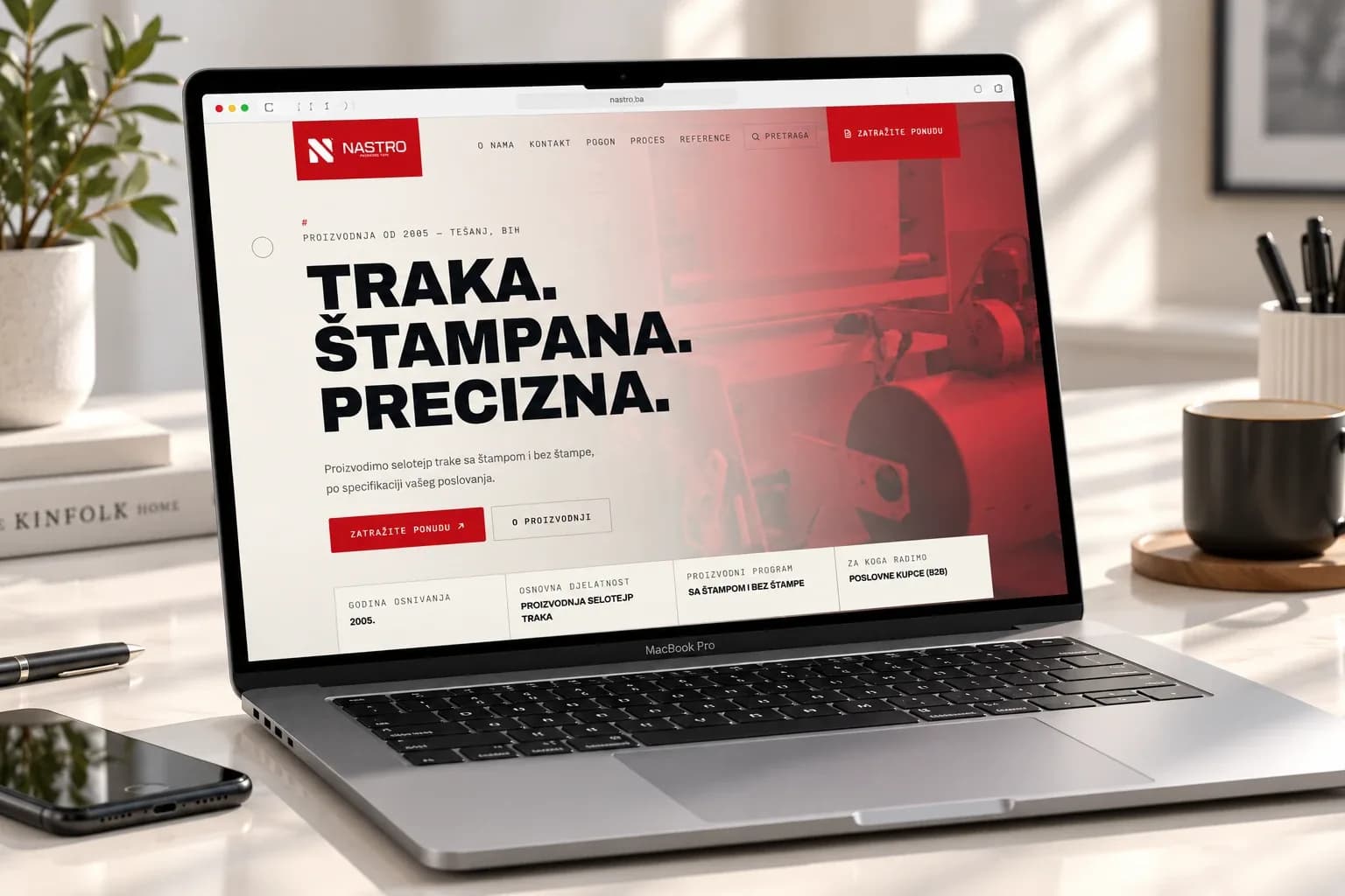 NASTRO — Logo, Web Design, Development